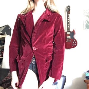 Vintage Red Blazer
